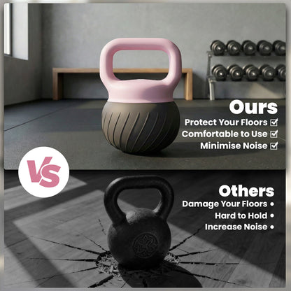 Soft Kettlebell, 11lb Kettle Bell with Anti-Slip Grip for Home Gym Weight Lifting and Strength Training