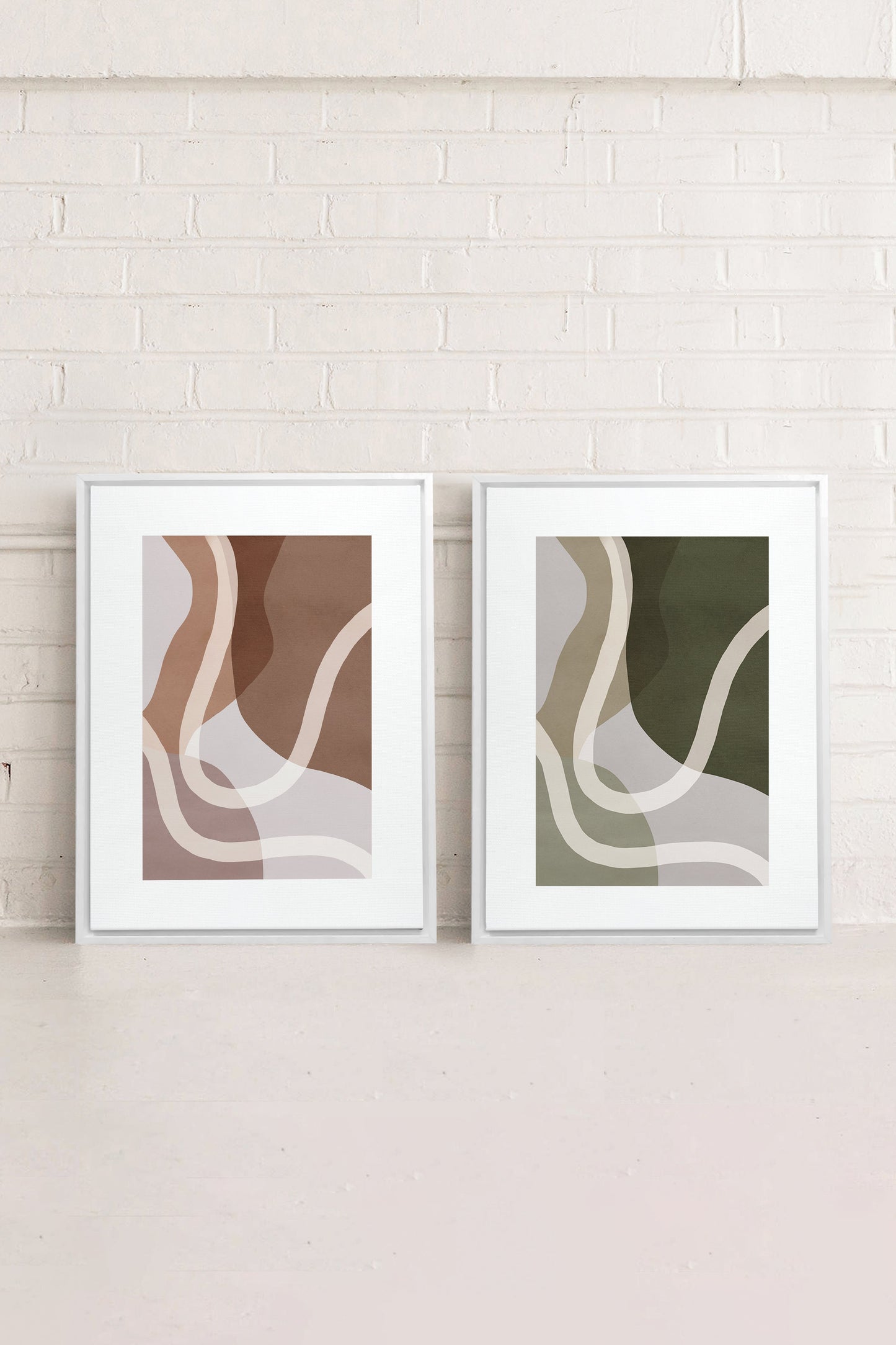 COMBINAISON AUTUMN WHIRL (2 toiles imprimées)