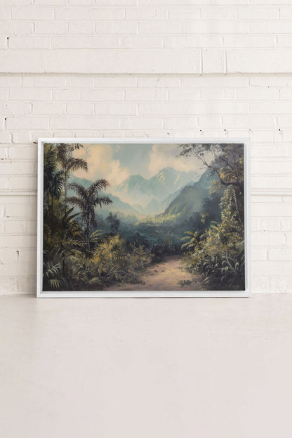 GOLDEN REALM, Oeuvre sur toile étirée