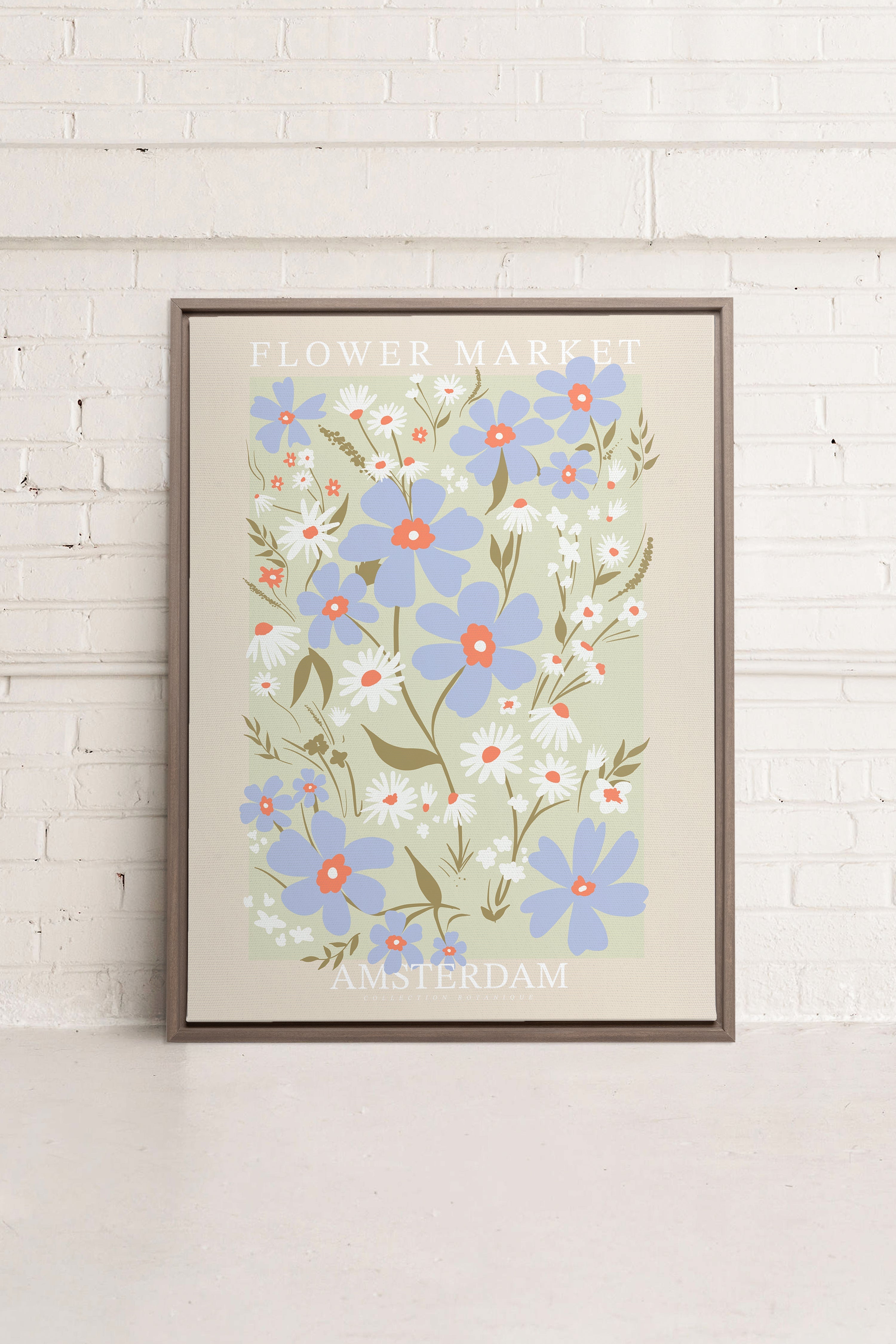 AMSTERDAM BLOOM, Oeuvre sur toile étirée