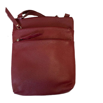 BOL Leather Crossbody Bag 2 Front Zip