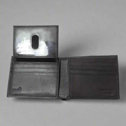 BOL Men's RFID Leather Bifold Wallet