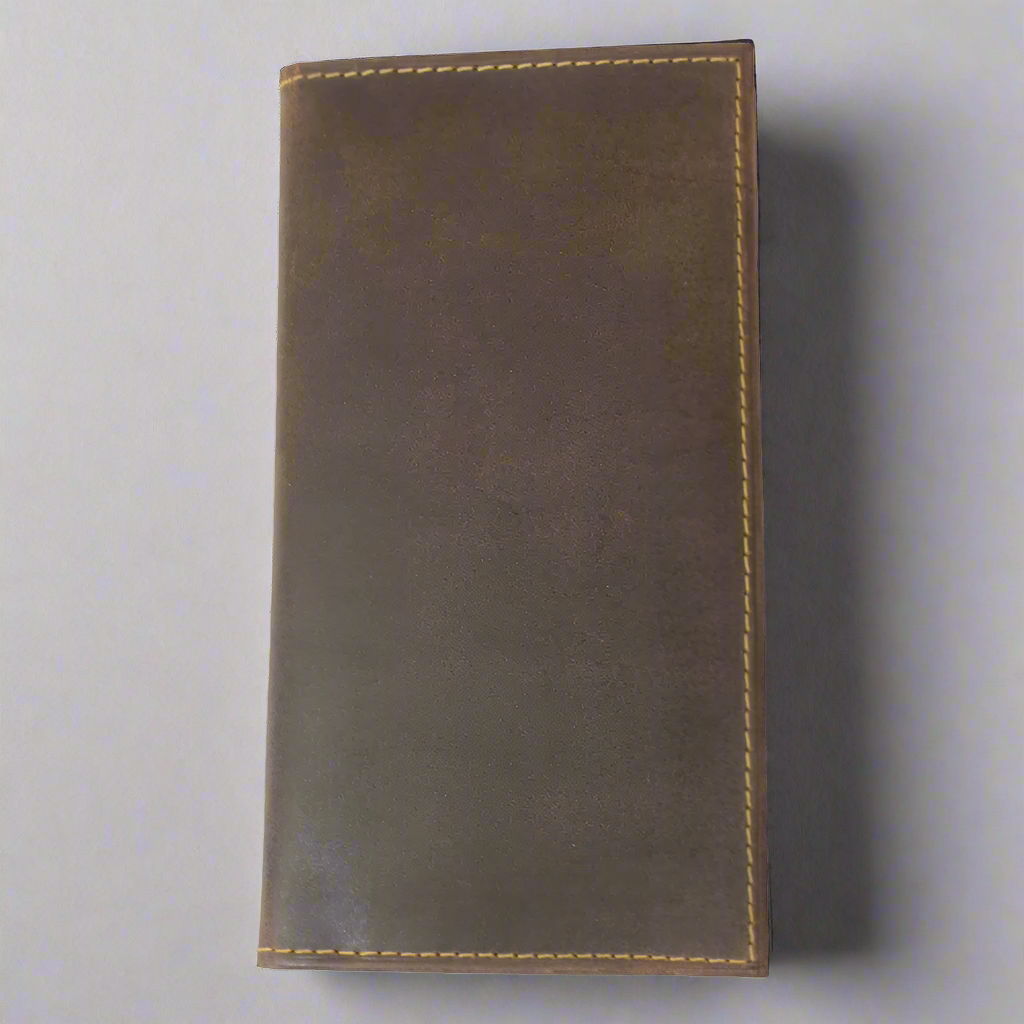 BOL Men's RFID Leather Upright Bifold Wallet