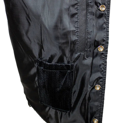 BOL Men's Tall Buffalo Leather Vest