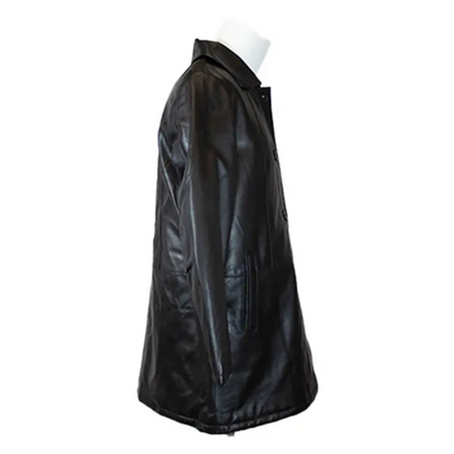BOL Women's Button Up Leather Jacket