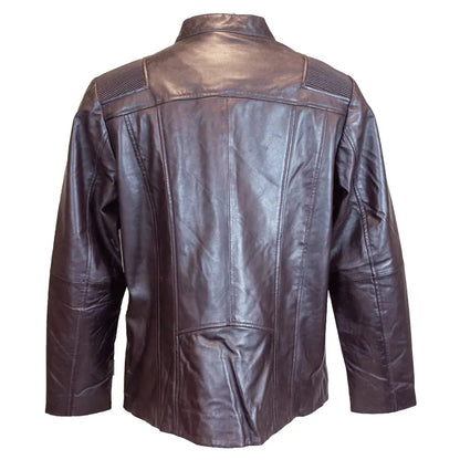 BOL Women's Paulina Ribbed Shoulder Leather Jacket