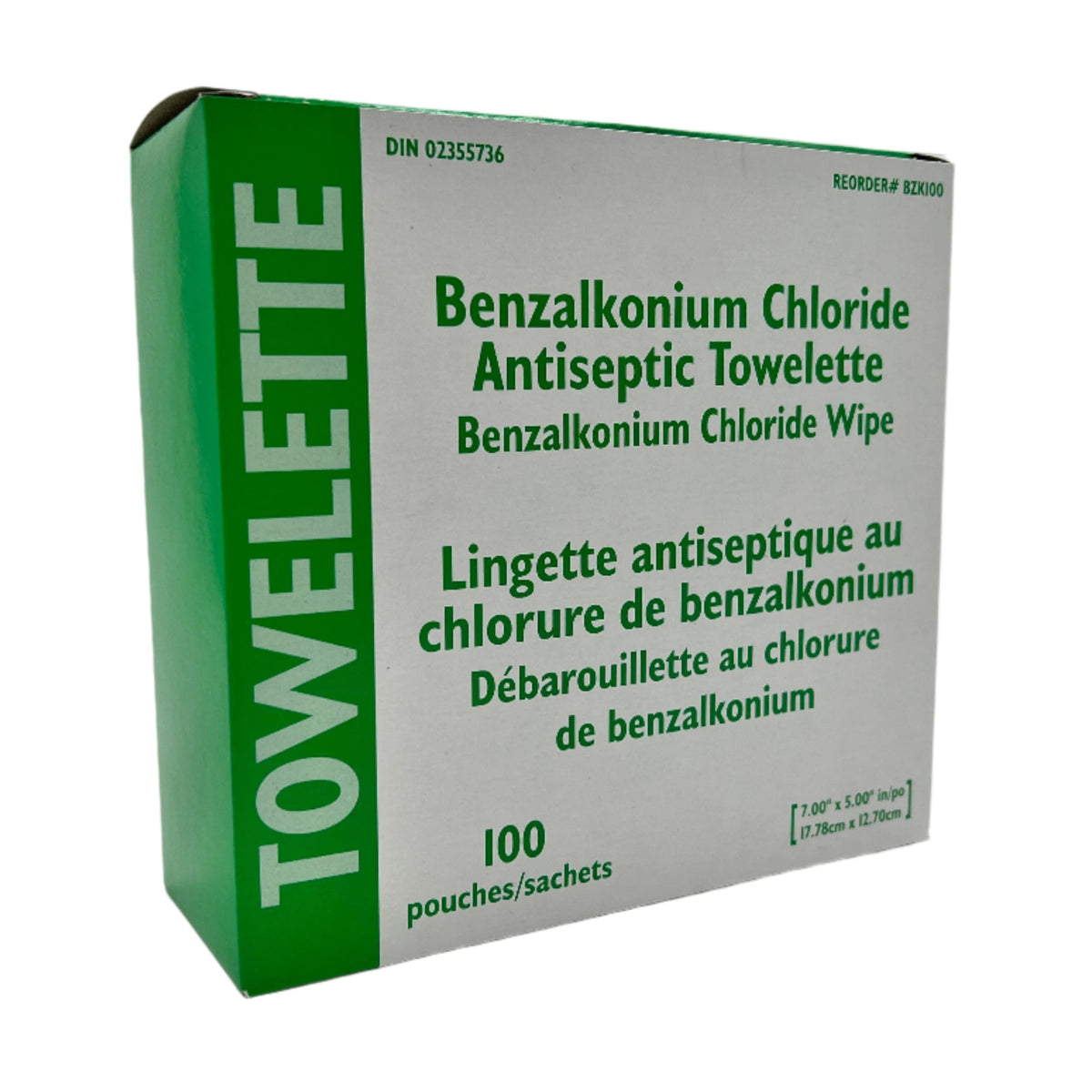 HealthCare Plus BZK Antiseptic Wipes