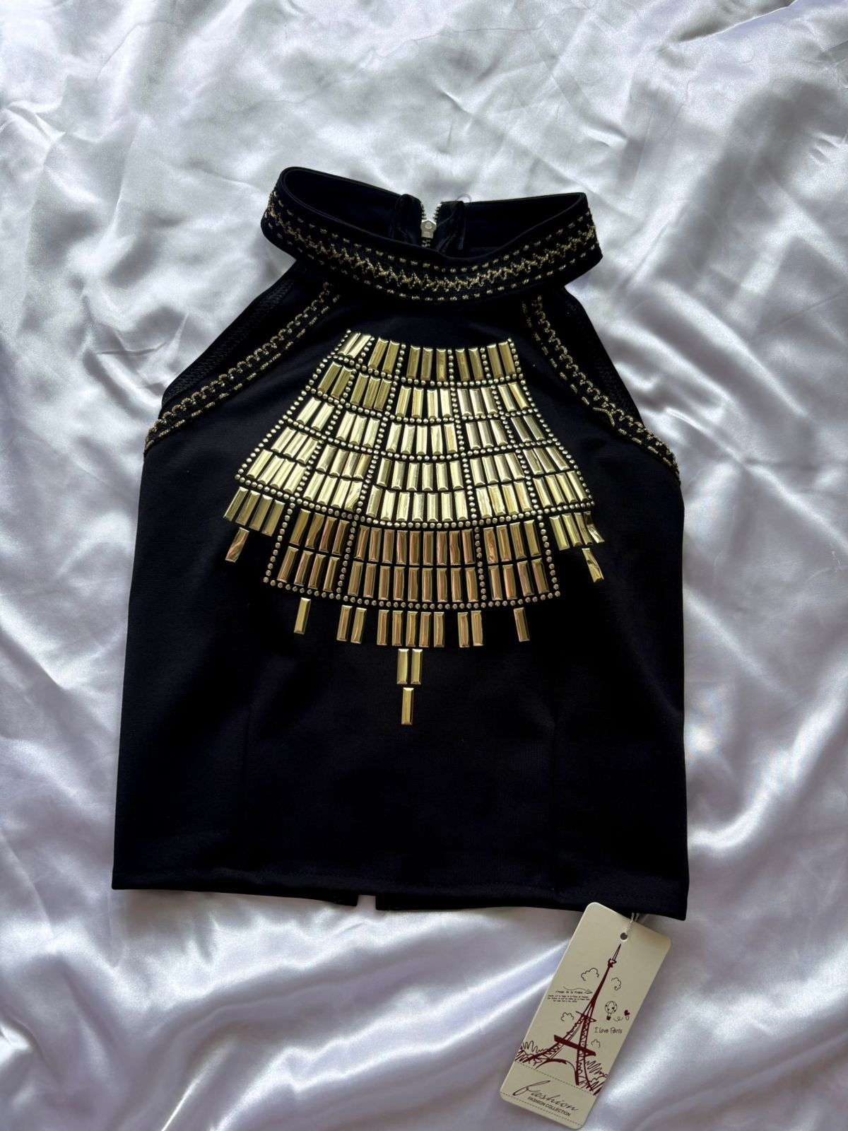 Halter Shiny Top