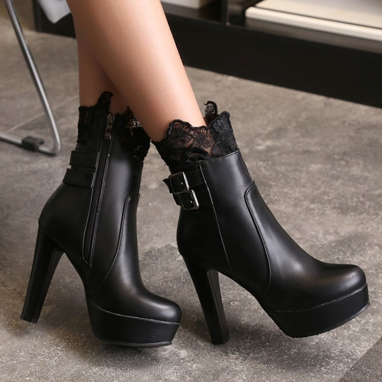 Waterproof Platform Boots