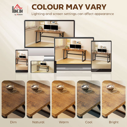 71 Inch Computer Desk, Home Office Desk, Simple Study Writing Table with Adjustable Feet, Modern Style, Brown