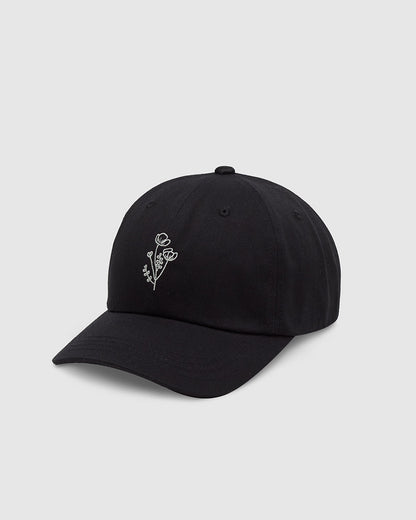 Flower Embroidery Peak Hat