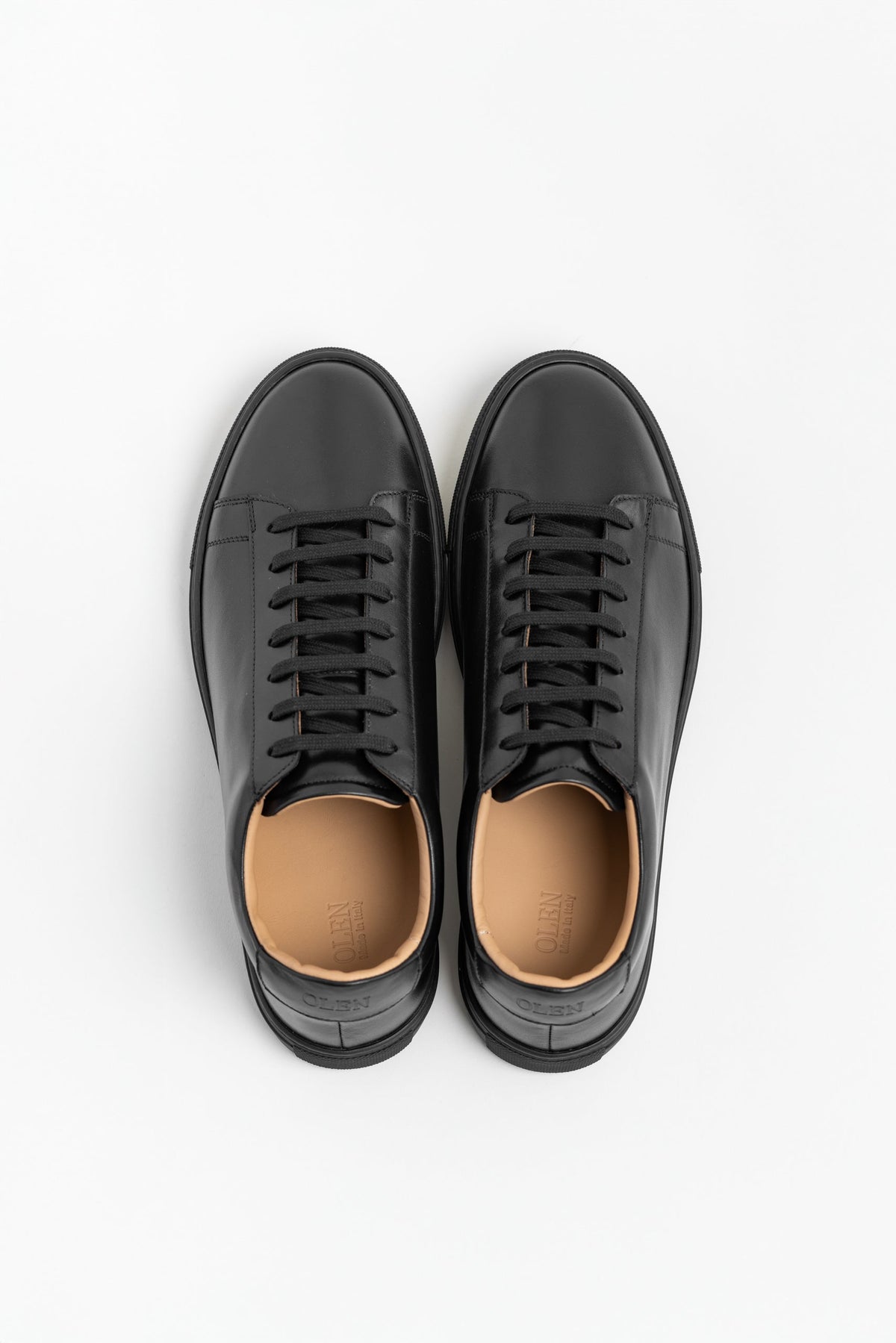 Black Calfskin Città Sneaker