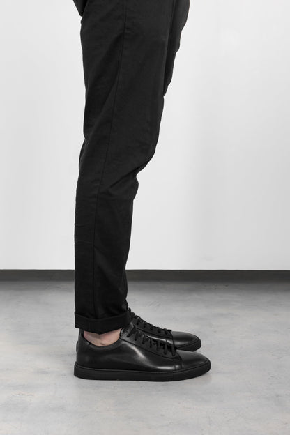 Black Calfskin Città Sneaker