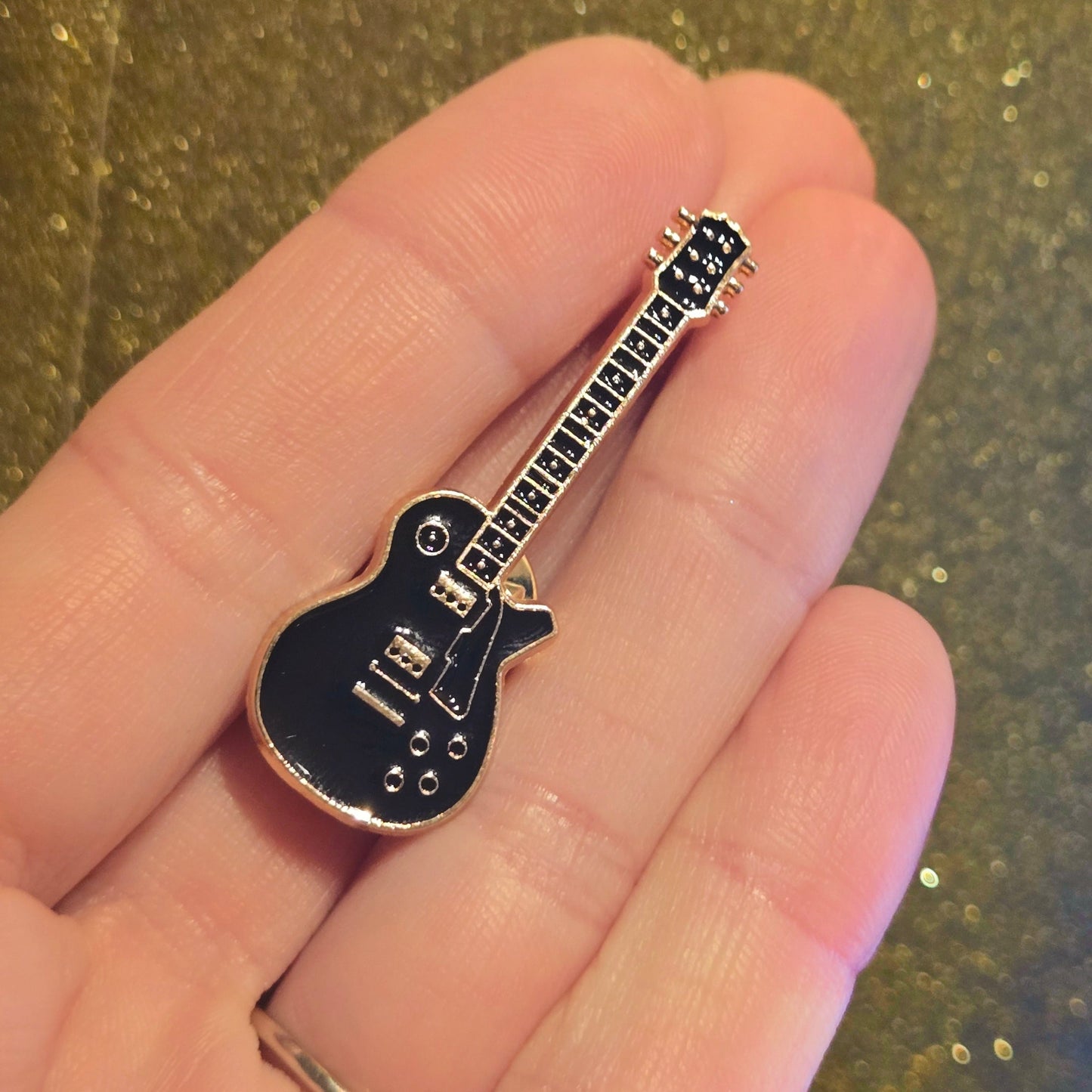 Electric Guitar (Black) | Collectible Pin