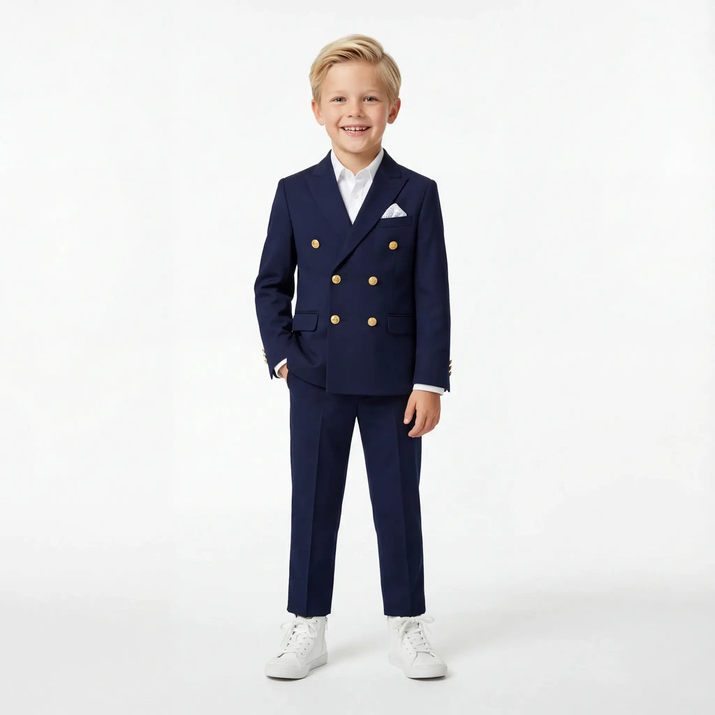 Golden Buttons Boys Suit