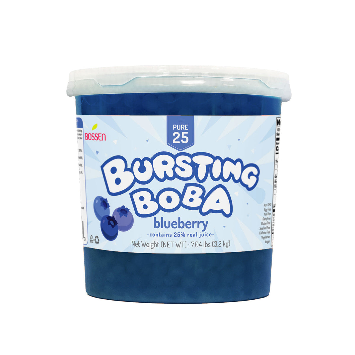 Blueberry Bursting Boba Pure25 - Popping Boba - Bossen - Canada - Ships Free Within Canada on Orders Above CAD $199
