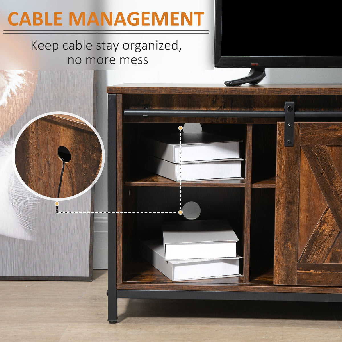Easton Industrial Style TV Stand for TVs up to 60"