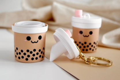 Boba Straw Keychain