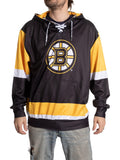 Boston Bruins Hockey Lace Hoodie