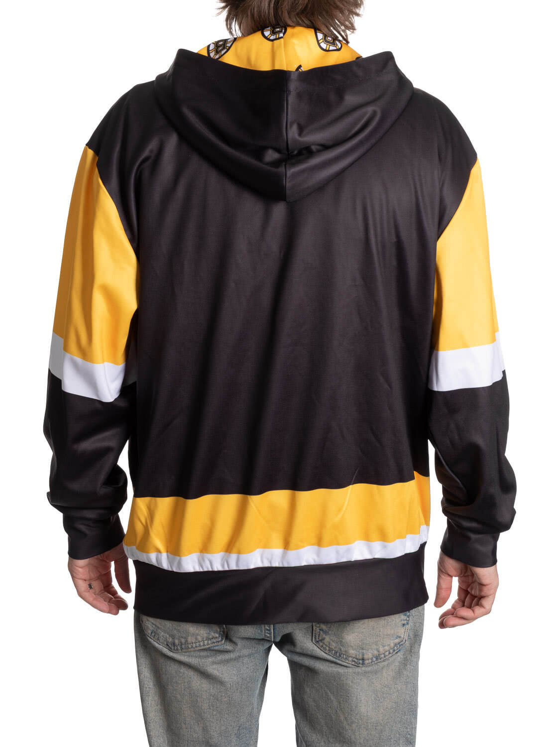 Boston Bruins Hockey Lace Hoodie