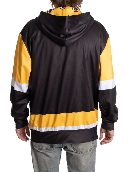 Boston Bruins Hockey Lace Hoodie