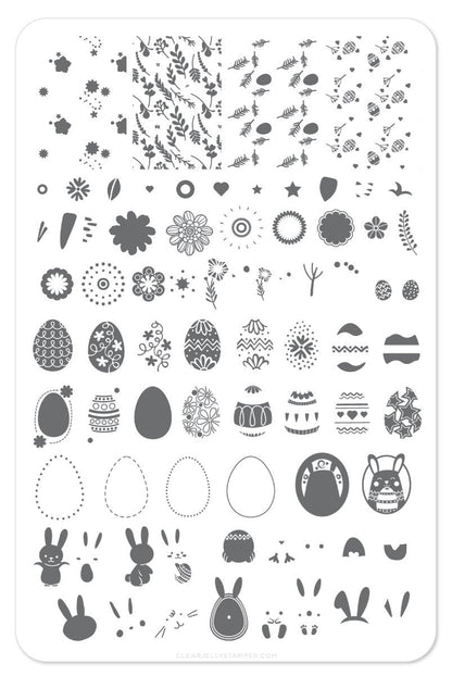 Clear Jelly Stamper - Bunny Kinz