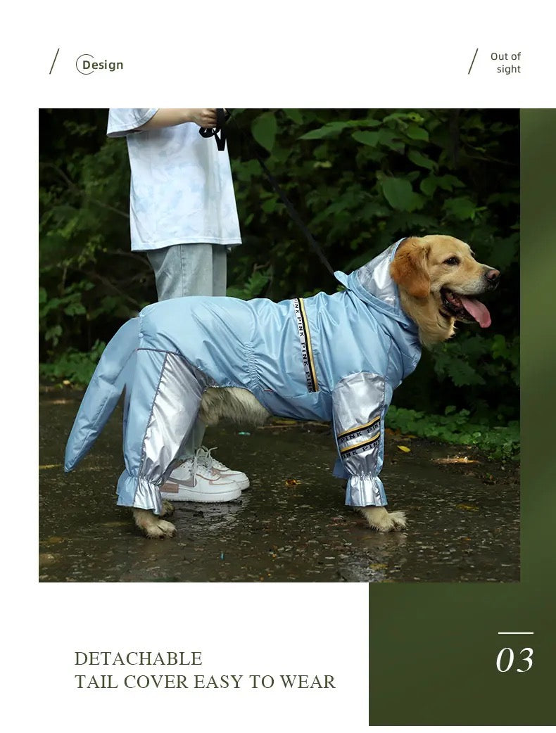 Dog Winter Onesie Jacket | Waterproof Dog Rain Coat