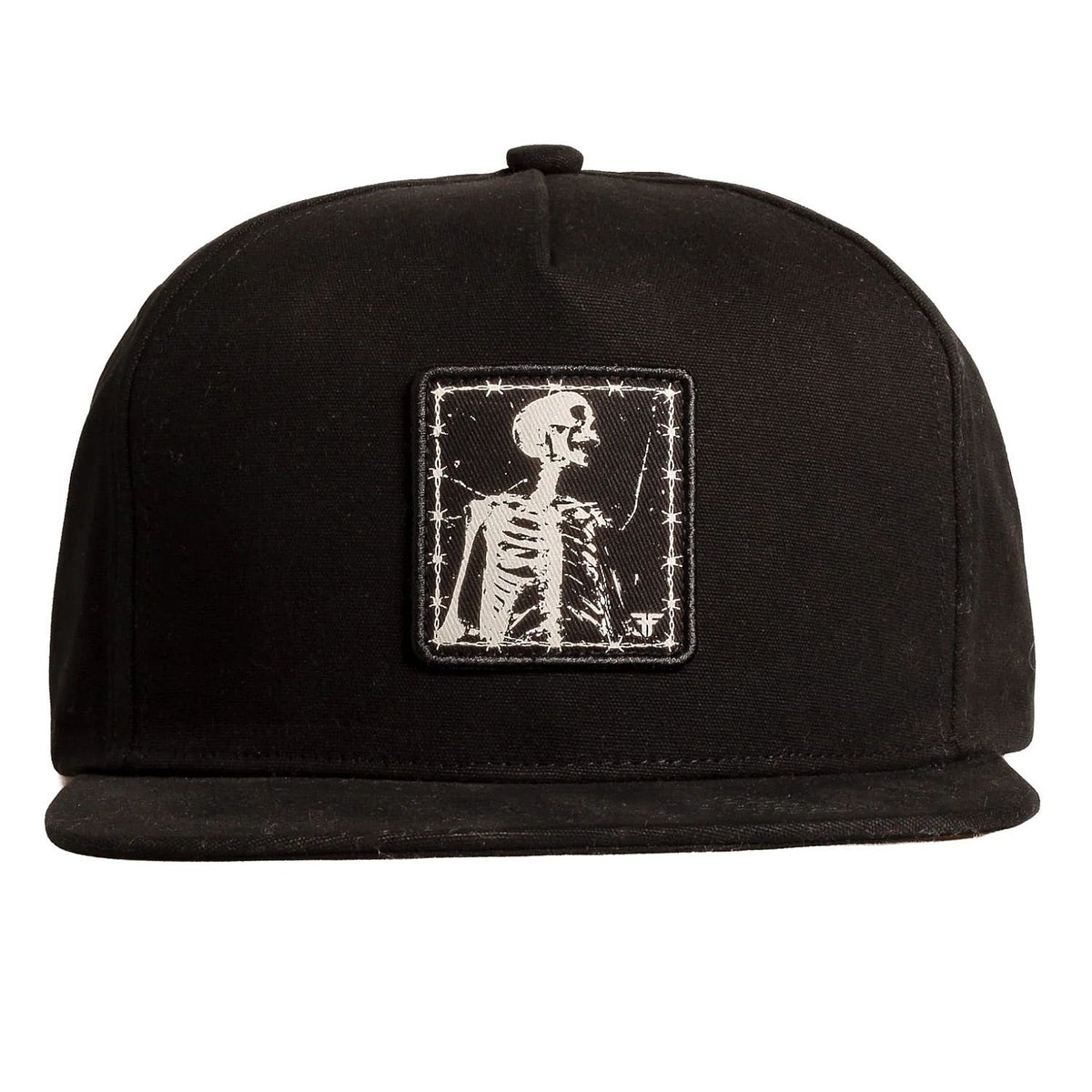 Fallen 'Barbed Bones' Snapback Cap - Black/White