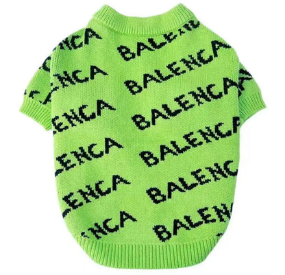 Pawlenciaga Dog Sweater | Knit Dog Sweater