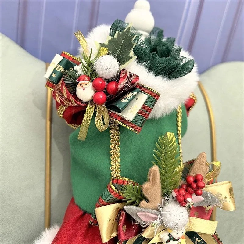 Oh Christmas Tree Holiday Dog Dress | Festive Occasion Dog Outfit
