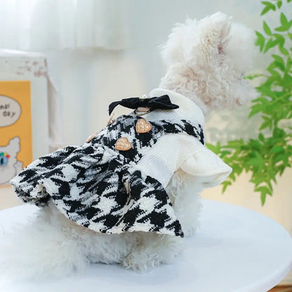 Mademoiselle Tweed Dog Dress | Pet Fashion Dress