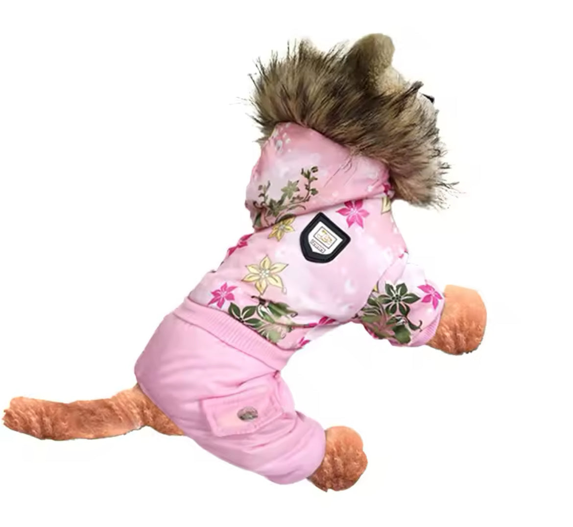 Elora Dog Winter Suit | Dog Jumpsuit for Cold Weather