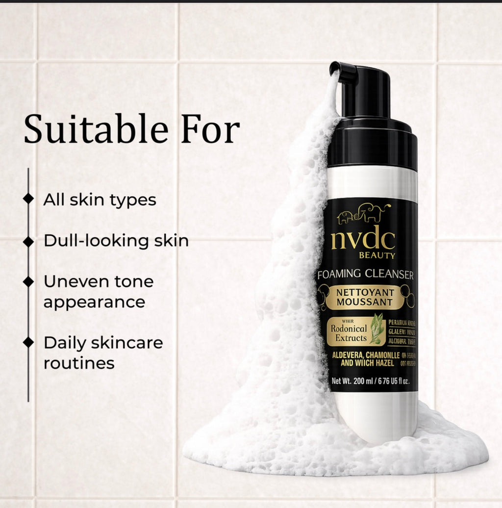 Enriched Face Foaming Cleanser with Chamomile & Witch Hazel