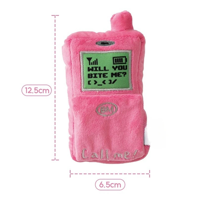 Call Me Dog Plush Toy | Interactive Phone-Shaped Dog Toy