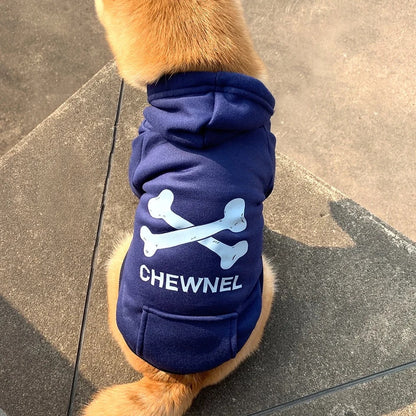Coco Chewnel Bone Dog Hoodie | Dog Hoodie