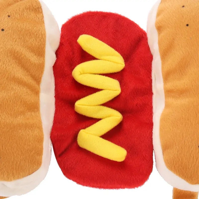 Hot Dog Halloween Dog Costume | Funny Dog Costume Outfit