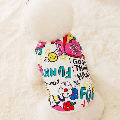 Fries Before Guys Graphic Dog Harness Vest | Medium to Large Breed