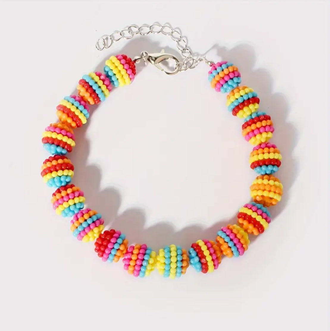 Pride Dog Collar | Beaded Dog Collar