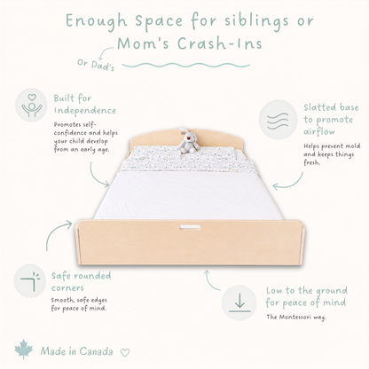 CHERRY FULL - Montessori Floor Bed
