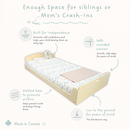 CHERRY TWIN - Montessori Floor Bed