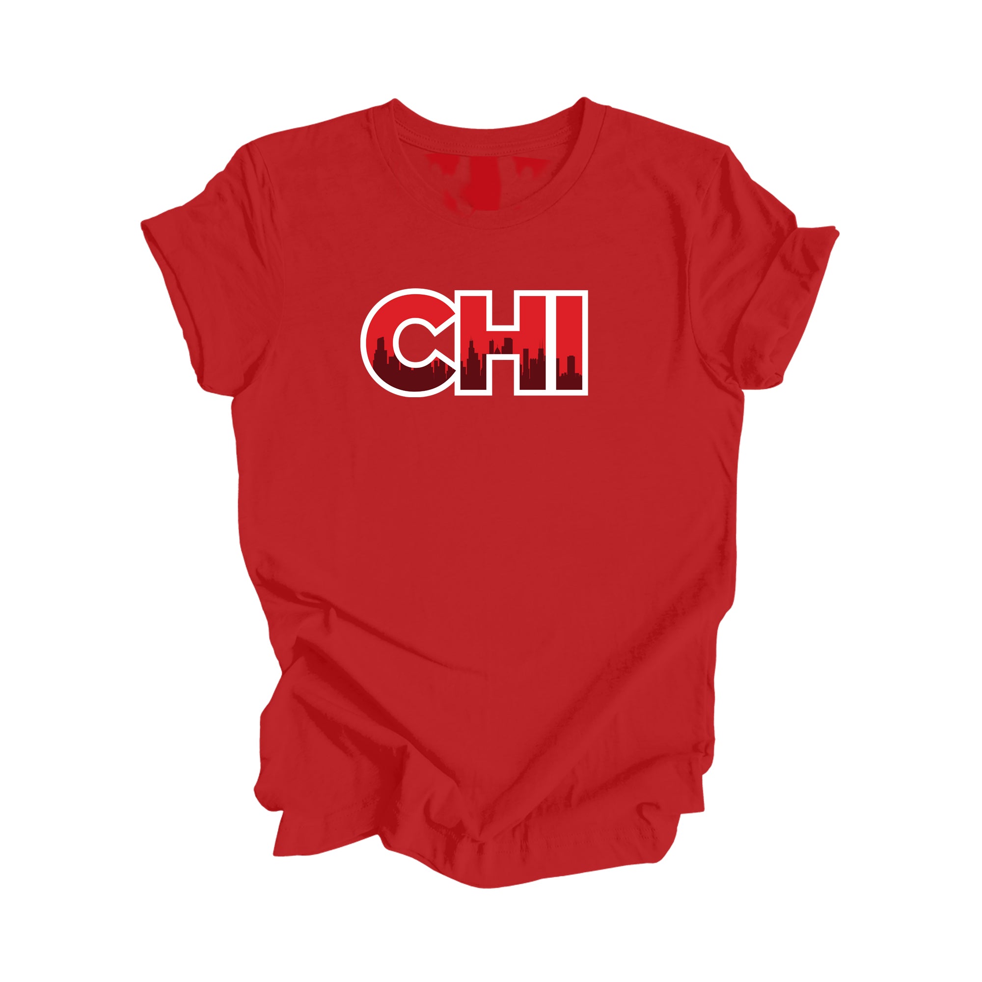 CHI Chicago - Chicago Illinois Gift T-Shirt - City Skyline Shirt - Inspired X