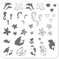 Clear Jelly Stamper - Mermaid Doodle 2