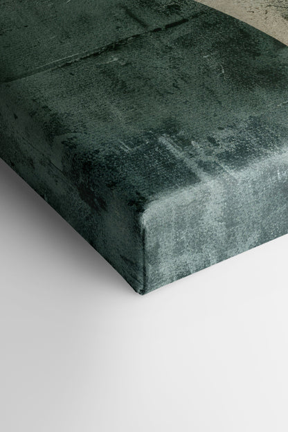 GREEN ELEGANCE TRIO (3 Oeuvres sur toile étirée)