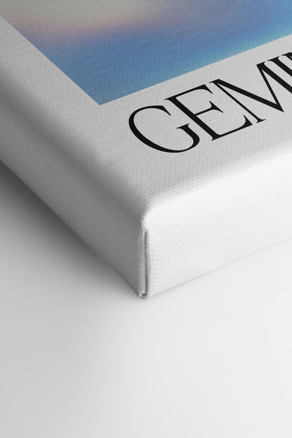 GEMINI, Oeuvre sur toile étirée