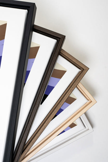 FLOW OF SHADES, Oeuvre sur toile étirée