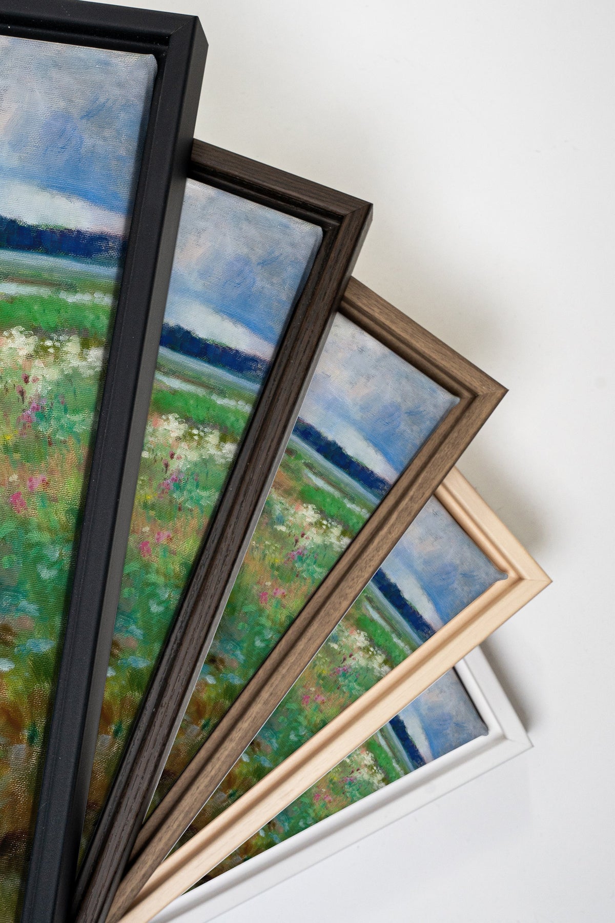 DOUCE RIVIÈRE, Oeuvre sur toile étirée