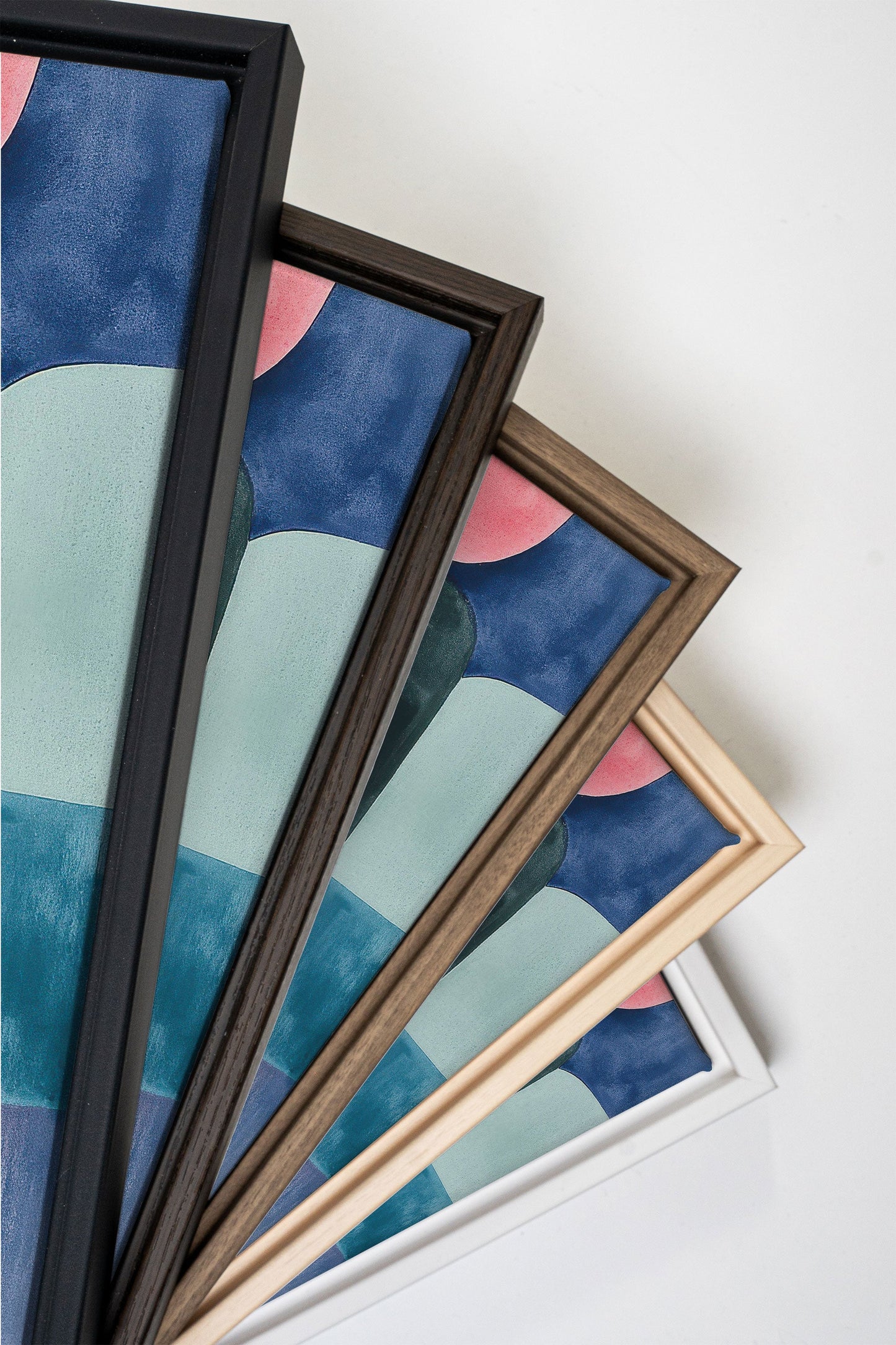 DUO ÉCLATS COLORÉS (2 Oeuvres sur toile étirée)