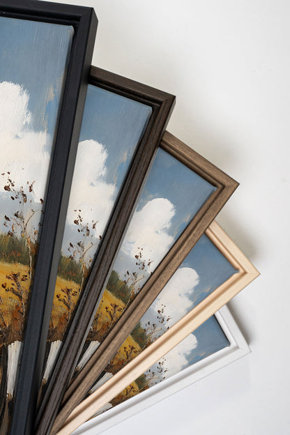 THROUGH THE FIELDS, Oeuvre sur toile étirée