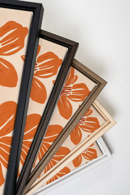 RAYON FLORAL, Oeuvre sur toile étirée