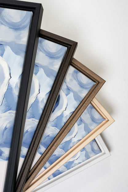 AU COEUR DE L'OCÉAN I, Oeuvre sur toile étirée